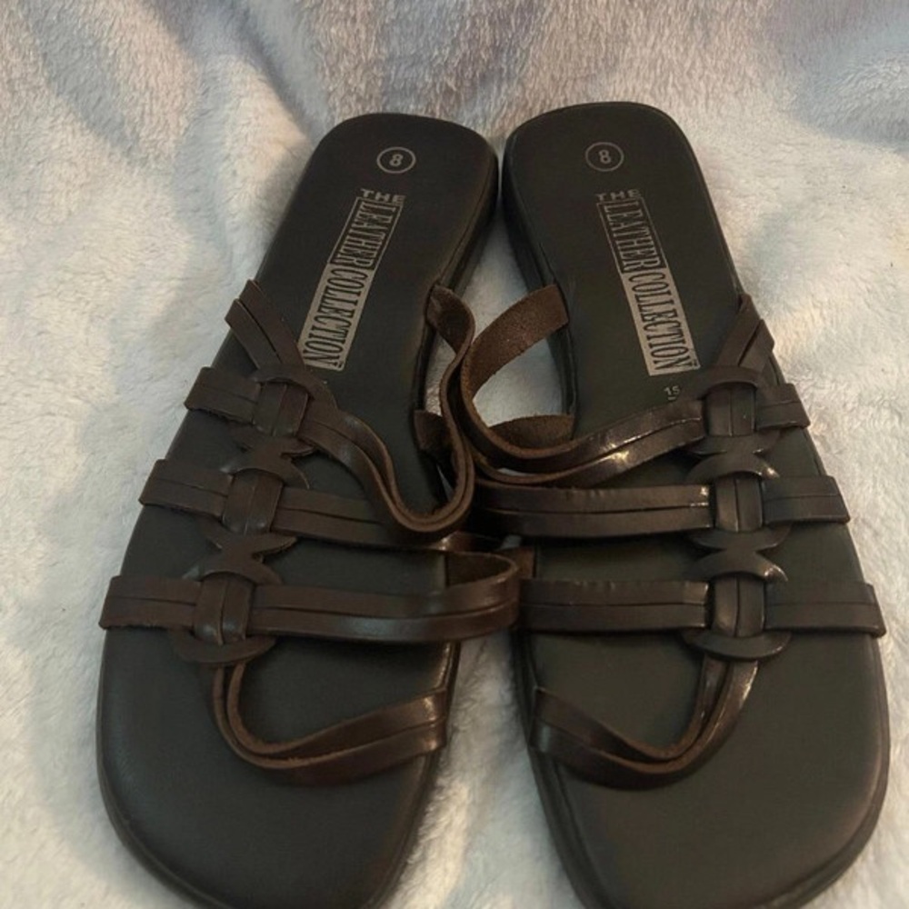 Brown Leather Sandals